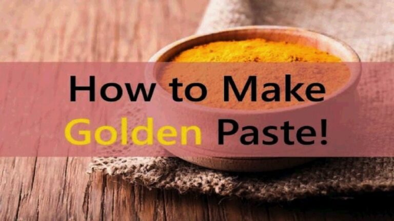 Golden Paste recipe